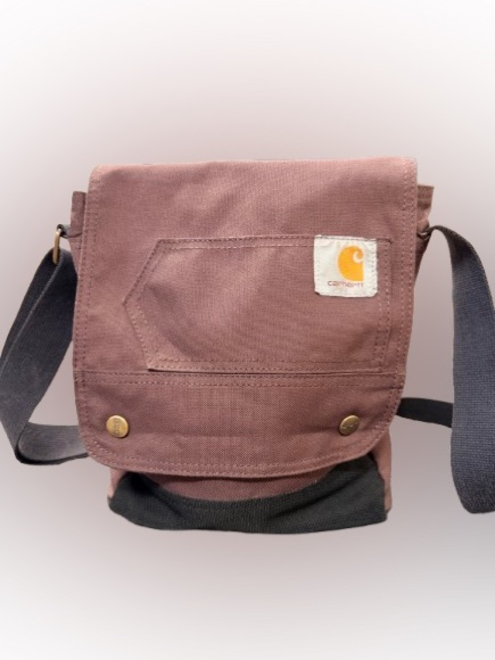 Carhartt Crossbody Snap Bag Port Burgundy Wine Rain Defender Utility Bag